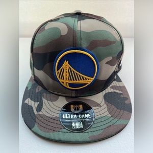 Golden State Warriors Ultra Game Camouflage NBA SnapBack Adjustable NWT